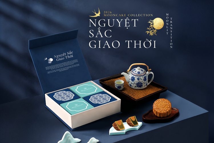 The Residence Resort & Villas Phu Quoc 2026 Mooncake Collection "Moonlit Harmony" featuring signature Indochine
